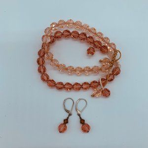 Adrienne Designs 2 piece bracelet set with matching earrings